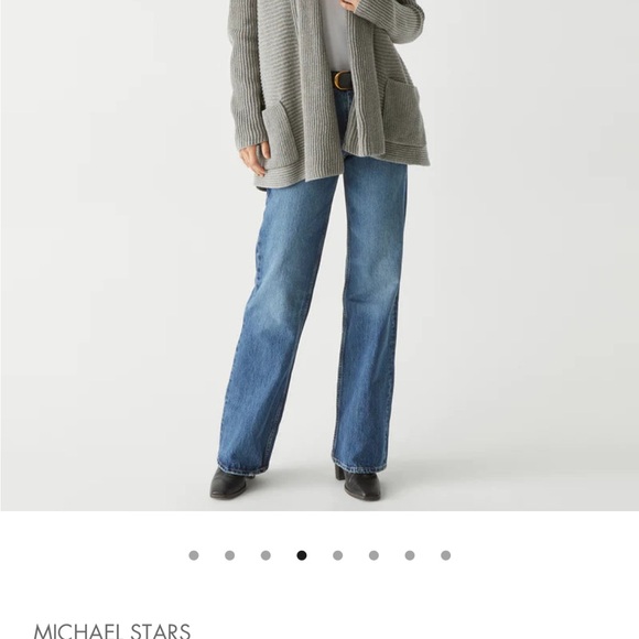 Michael stars vonn open cardigan / coatigan navy blue - Picture 9 of 11